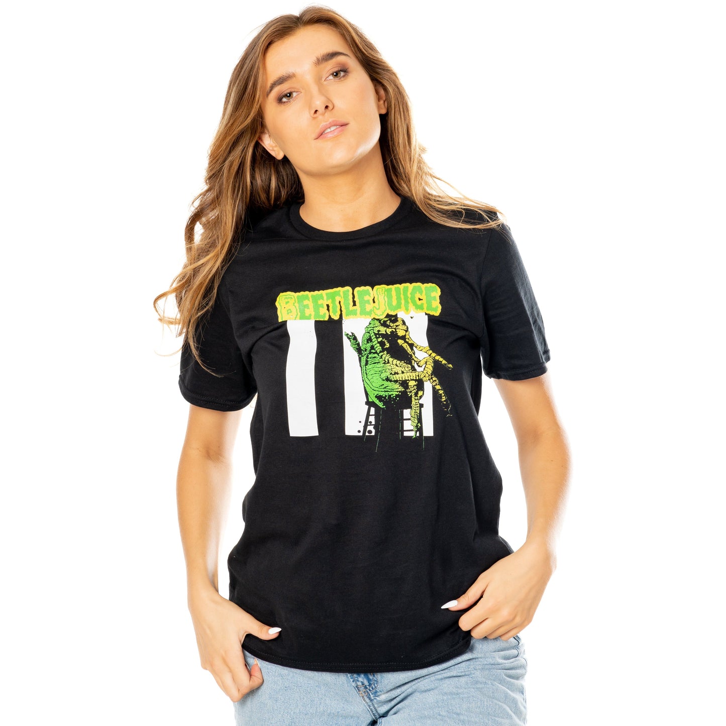 Beetlejuice Adult Unisex Black Beetle T-Shirt