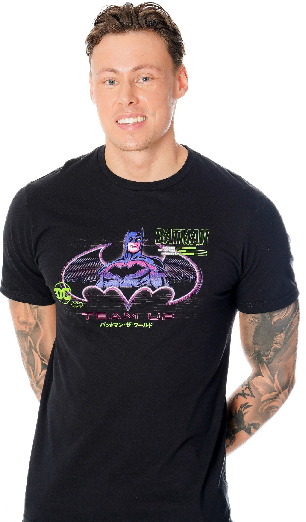 Batman Anime Matrix Grid T-shirt