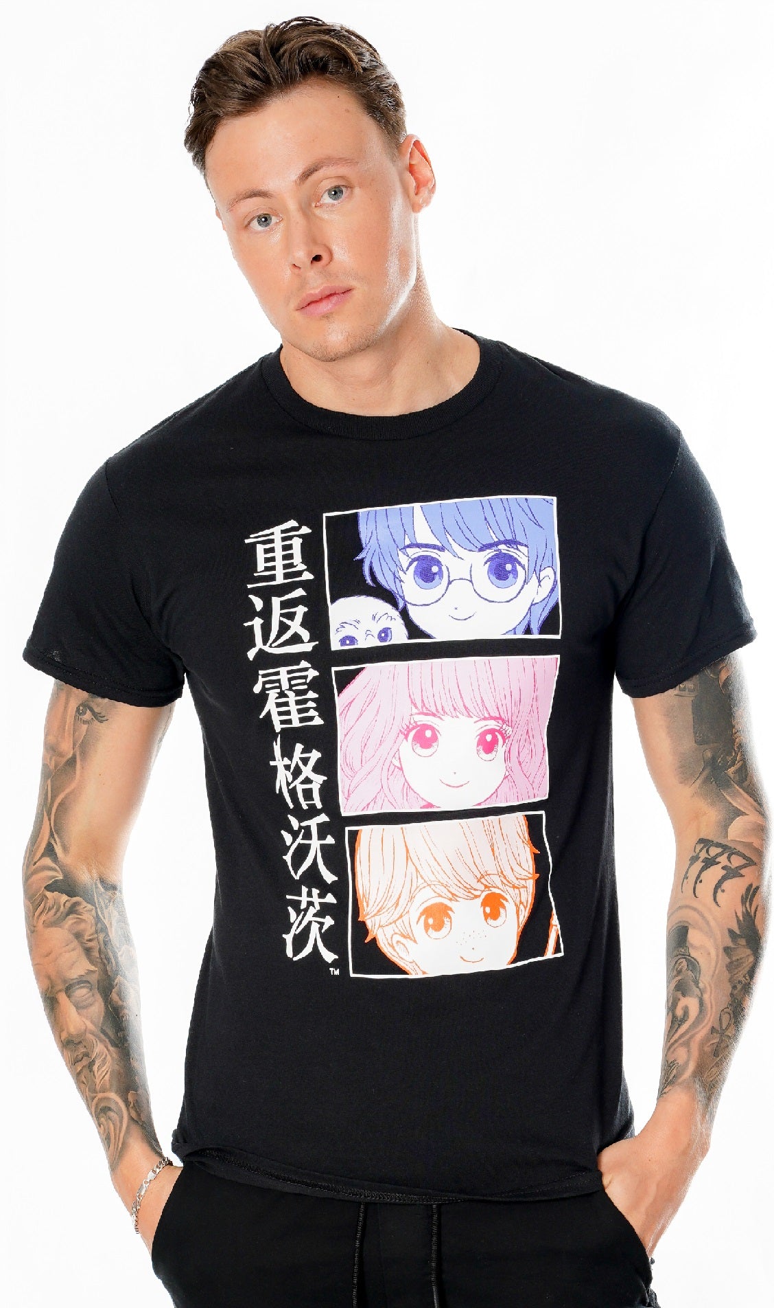 Harry Potter Anime Hogwarts T-shirt