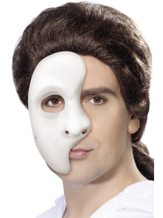 Phantom Opera Mask Adults Theatre Face Mask White Half Masks Fancy Dress