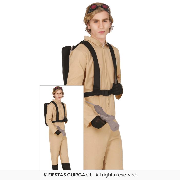 Phantom Hunter Mens 80s Ghost Costume Fancy Dress Outfit Adults