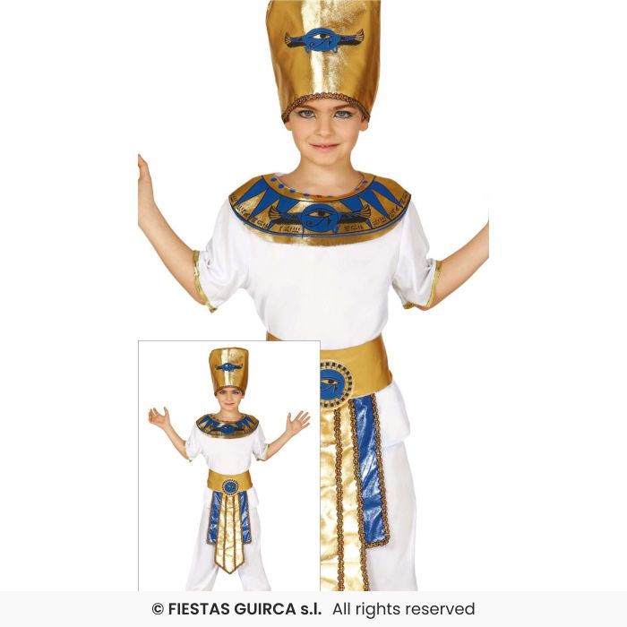 Boys Pharaoh Costume School Book Day Fancy Dress Outfit Egyptian Kids Age 3-12