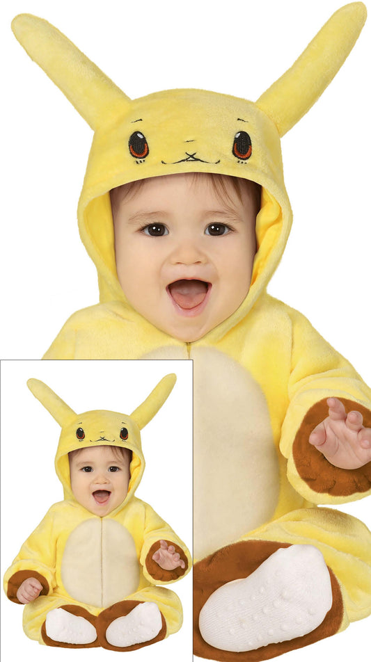 Electric Chinchilla Fancy Dress Costume Cartoon Character Outfit Pika Age 1-3