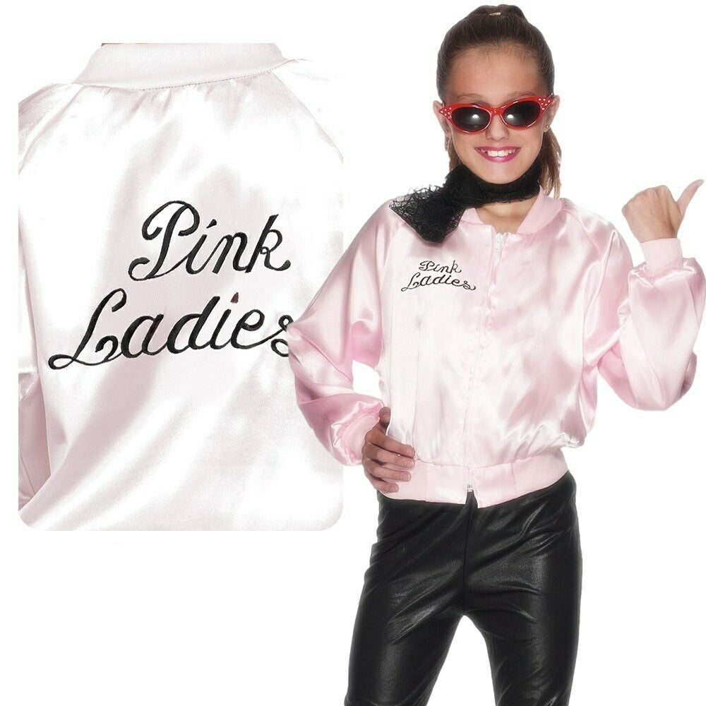 Girls Pink Ladies Costume