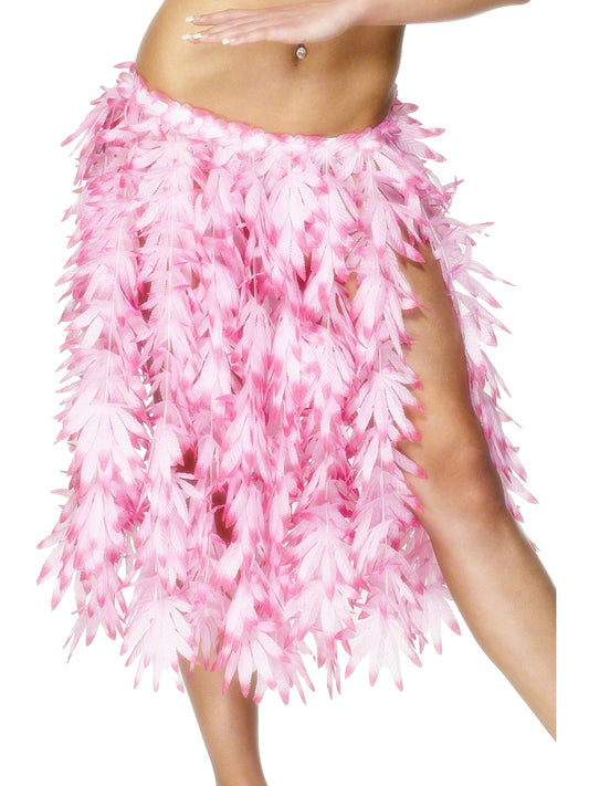 Deluxe Ladies Hawaiian Leaf Hula Skirt Adults Fancy Dress Beach Party Hawaii
