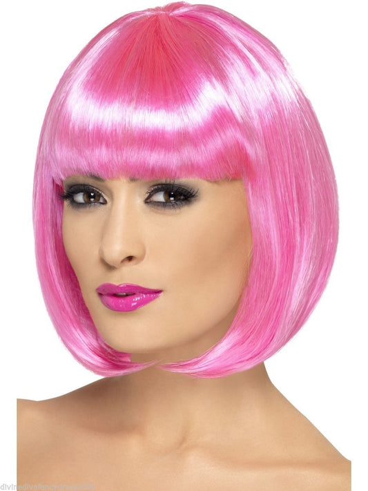 Pink Partyrama Bob Wig