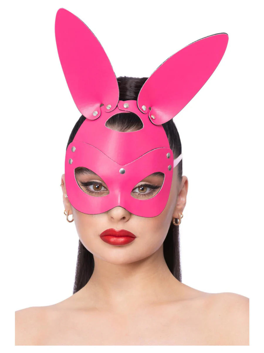 Leather Bunny Mask