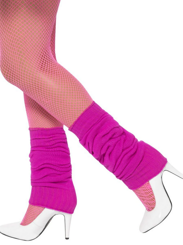 80s Leg Warmers Ladies Rewind 1980s Retro Neon Fancy Dress Accessory