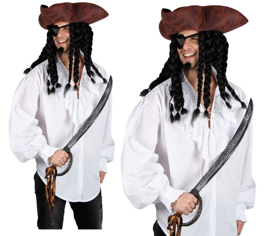 Pirate Shirt - White (Fancy Dress)