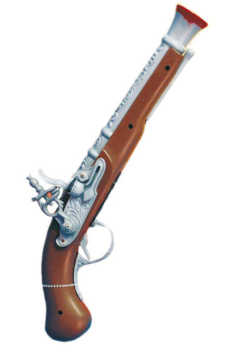 Pirate Pistol Silver Toy Gun 30cm