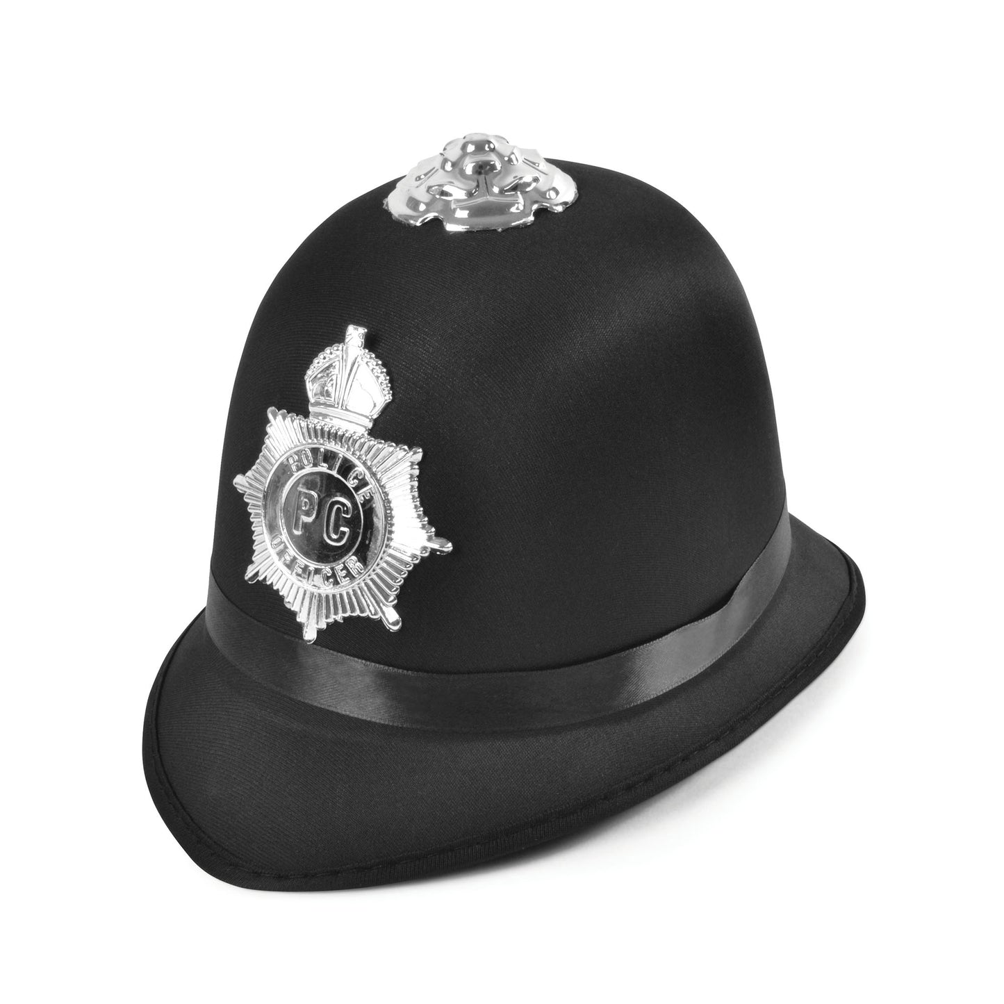 Police Bobby Hat (Satin Fabric)