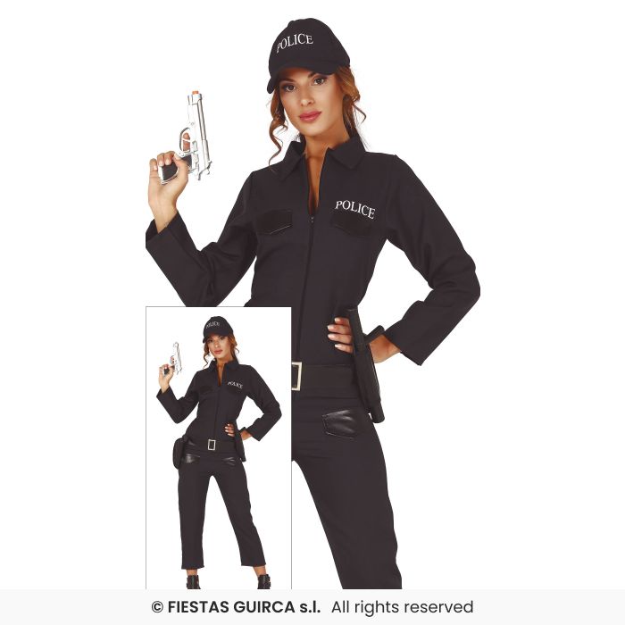 Police Lady Costume Sexy Cop Ladies Police Officer Fancy Dress Outfit UK 8-18