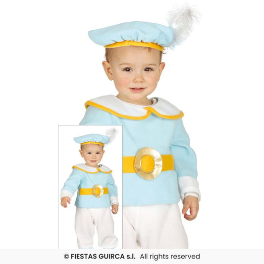 Prince Costume Fairytale Toddlers Fancy Dress Outfit Boys Prince Age 1-3