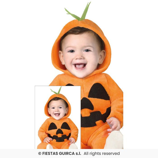 Pumpkin Hooded  Halloween Fancy Dress Boys Girls Pumpkin Outfit Toddlers Age 1-3