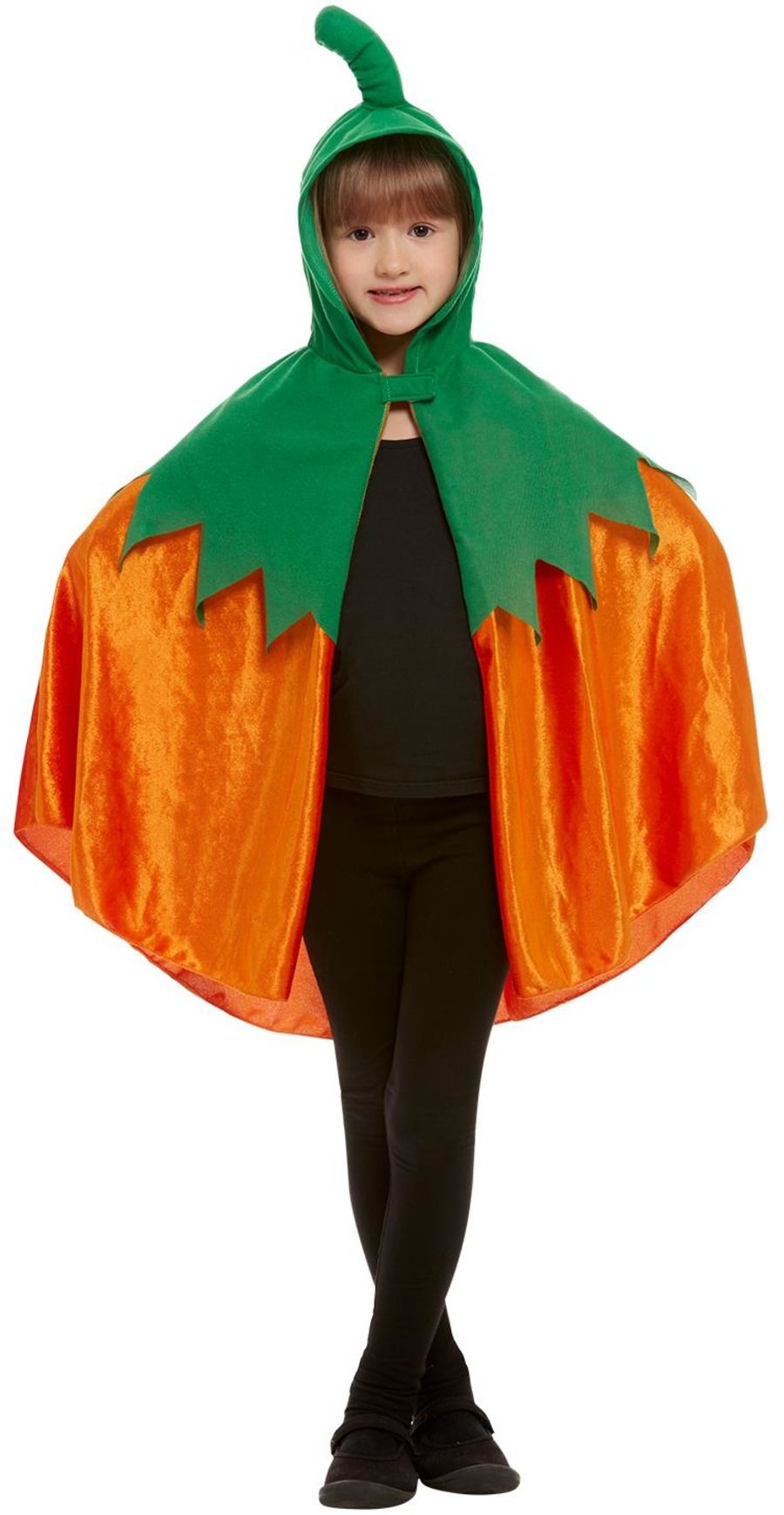 Pumpkin Hooded Cape