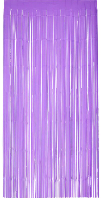 Door Curtain Shimmer Matt Hen Baby Shower Party Decoration Fringe Pride Tinsel