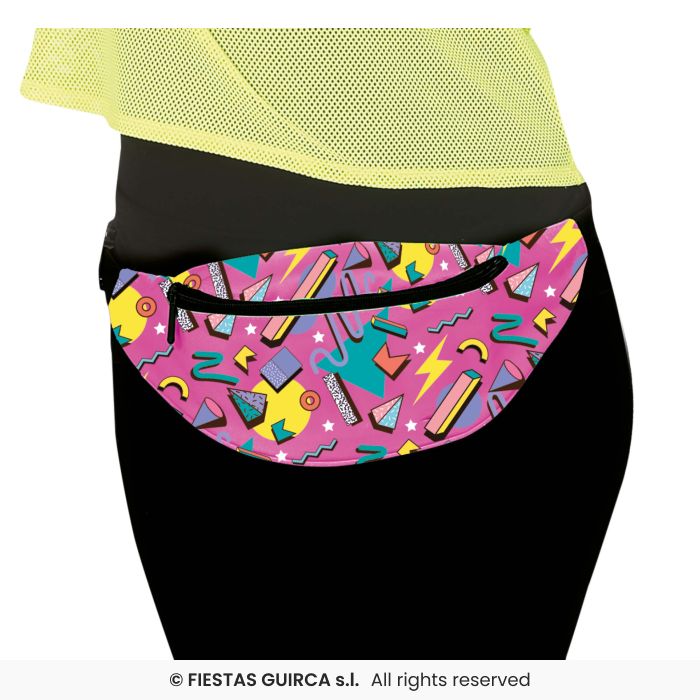 Bum Bag Adults Retro Disco 1980s 80s Fancy Dress Accessory Bumbag