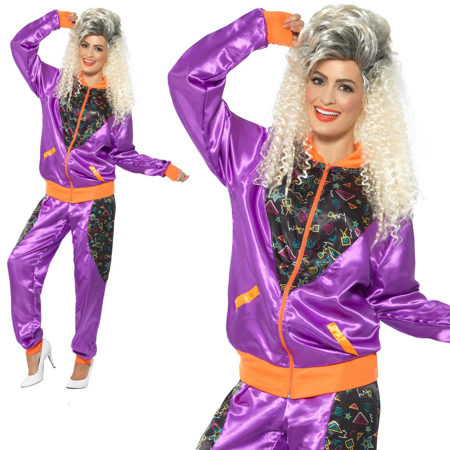 Retro Shell Suit Costume, Ladies