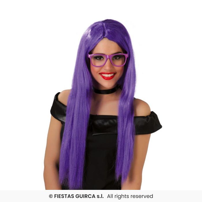 Long Straight Wig Adults Fancy Dress Glamuor Wig Ladies Coloured Wigs
