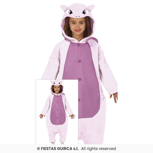 Purple Cat Costume Girls Cats Jumpsuit Kids Fancy Dress Outfit Age 3-12