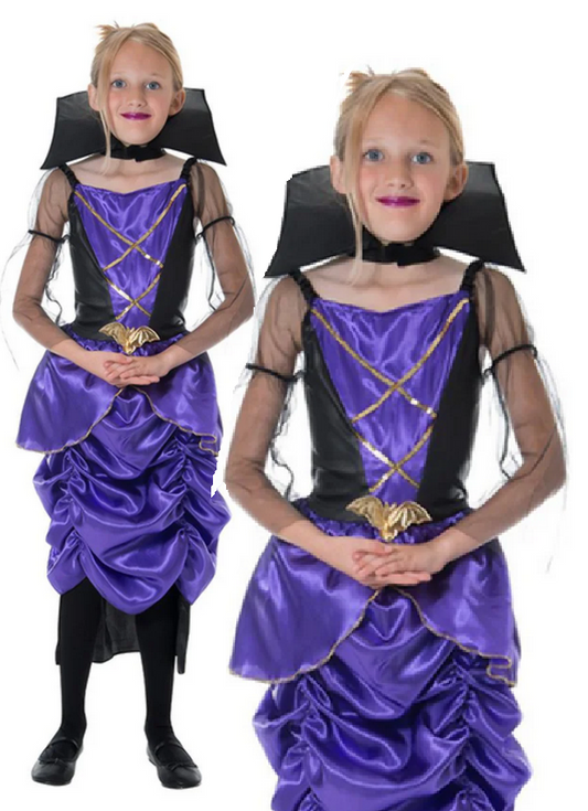 Gothic Purple Vampiress Costume