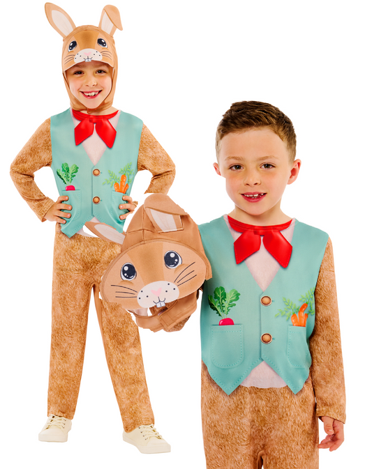 Rabbit Costume Fairy Tale Book Day Kids Fancy Dress Outfit Age 2-6