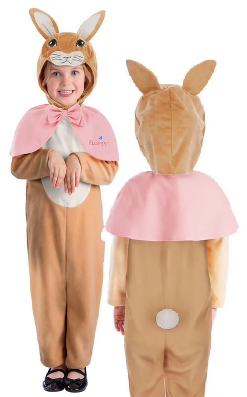 Peter Flopsy Classic Costume Rabbit Book Day Kids Fancy Dress Outfit Official