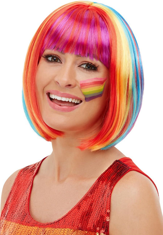 Rainbow Bob Wig