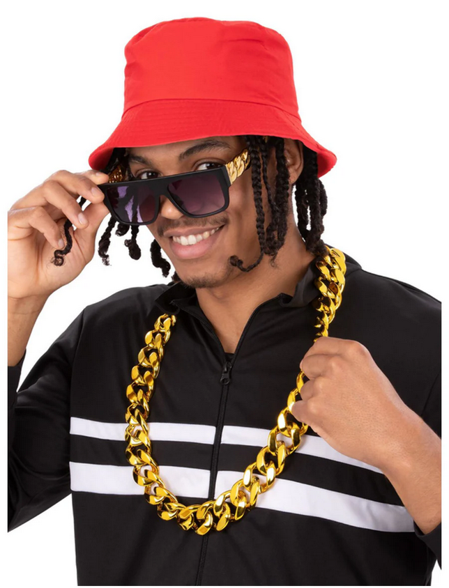 1990s Hip Hop Kit Adults Rap Rapper Instant Kit Fancy Dress Mens Ladies