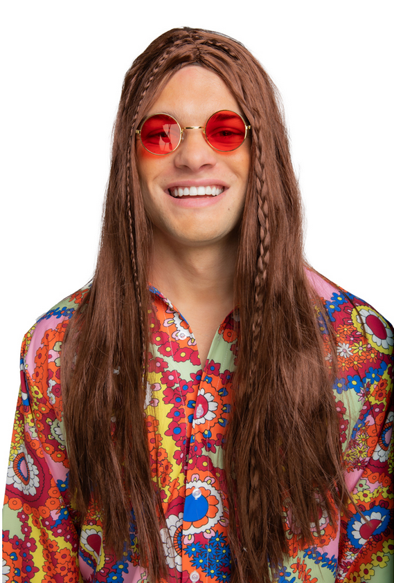 Hippie Specs Hippy Glasses Adults 60s 70s Fancy Dress Party Prop Circle Sunglasses