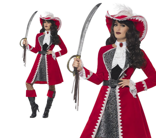 Deluxe Authentic Lady Captain Costume