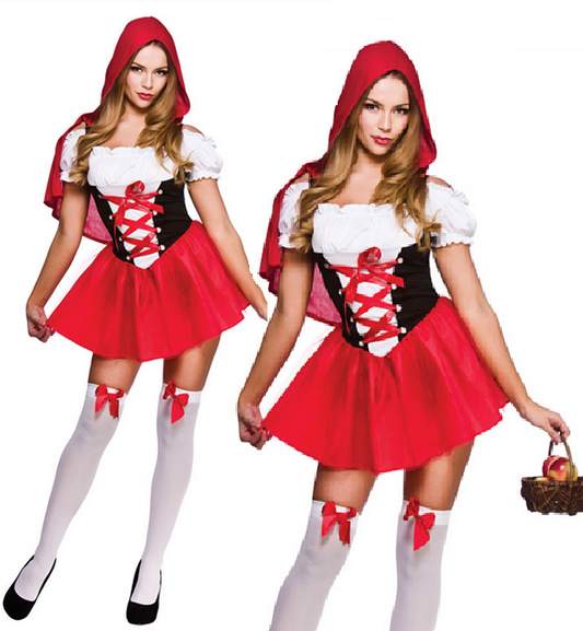 World book Day Ladies Halloween Little Red Riding Hood Fancy Dress UK 6-20