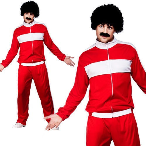 Scouser Tracksuit Red and White