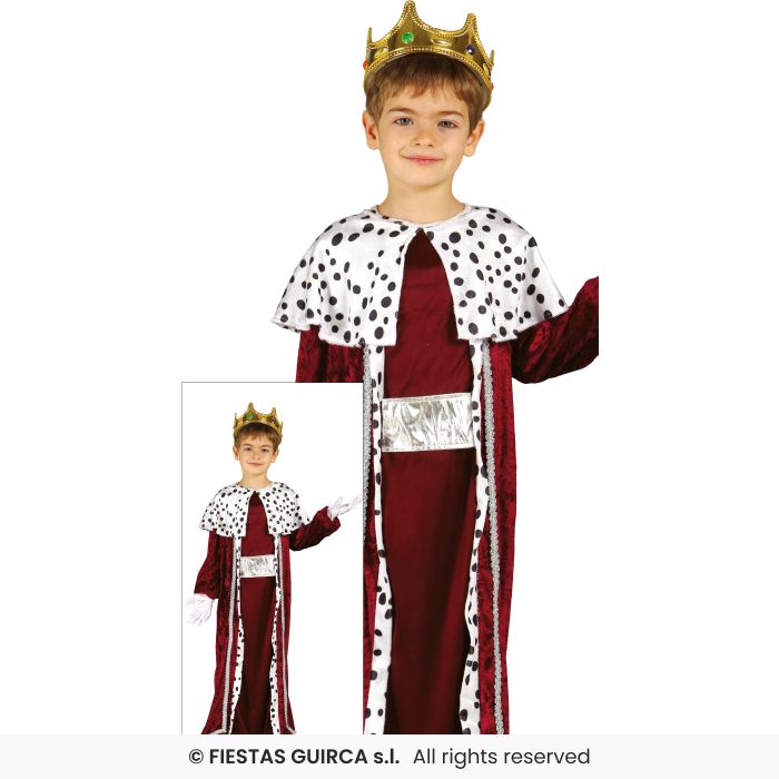 Red Wiseman Kids Chrsitmas School Nativity Play King Fancy Dress Costume Age 3-12