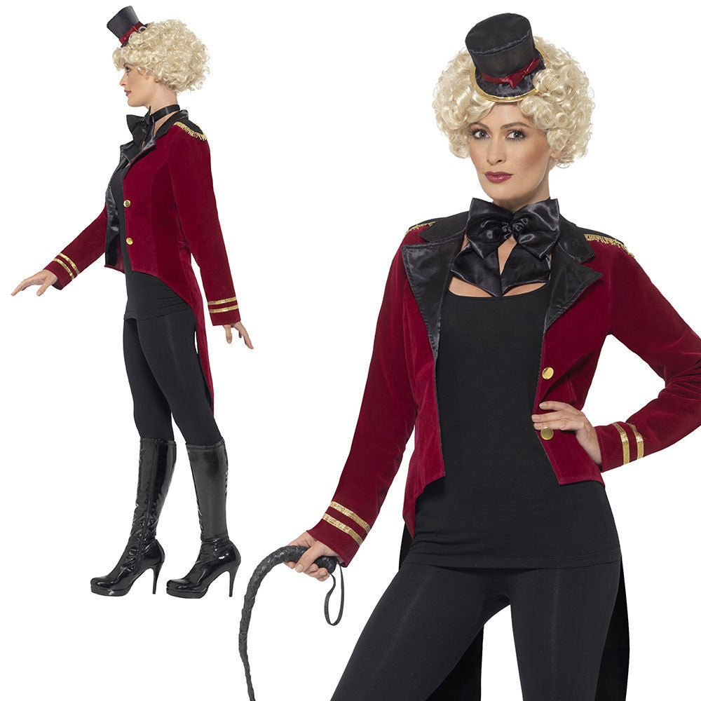 Ringmaster Costume Circus Showman Fancy Dress Outfit New UK 8-18