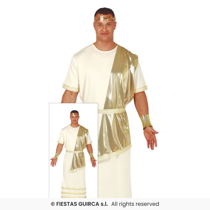 Roman Man Spartan Warrior Costume Toga Party Fancy Dress Outfit National Dress