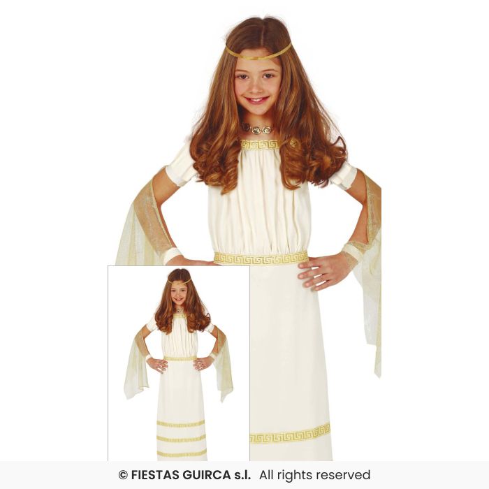 Roman Girl Costume Toga Greek Book Day Historical Fancy Dress Outfit Age 3-12