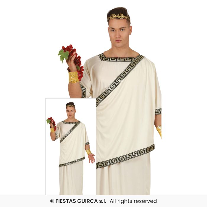 Caesar Roman Costume Mens Toga Party Fancy Dress Outfit National Dress M-XXL