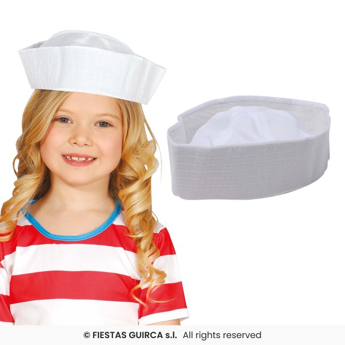 Sailor Hat Kids Fancy Dress Accessory Occupations Naval Sailors Hat