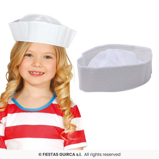 Sailor Hat Kids Fancy Dress Accessory Occupations Naval Sailors Hat