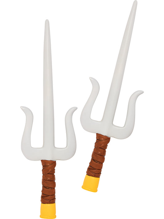 Raphael Sais Fancy Dress Ninja Weapon Plastic Sais Adults Kids Fancy Dress Prop
