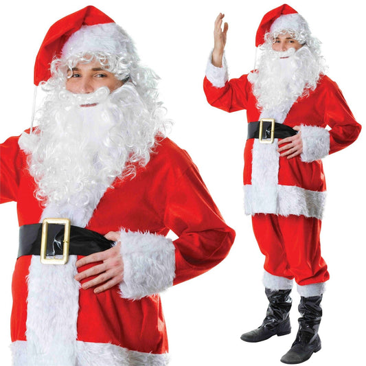 Santa Costume (Fur 7 Piece)