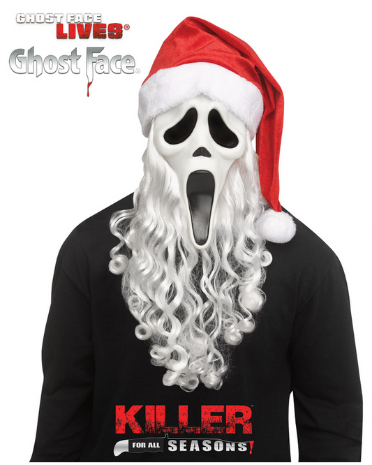Ghost Face® Santa Mask Scream Funworld Fancy Dress Mask Christmas Official