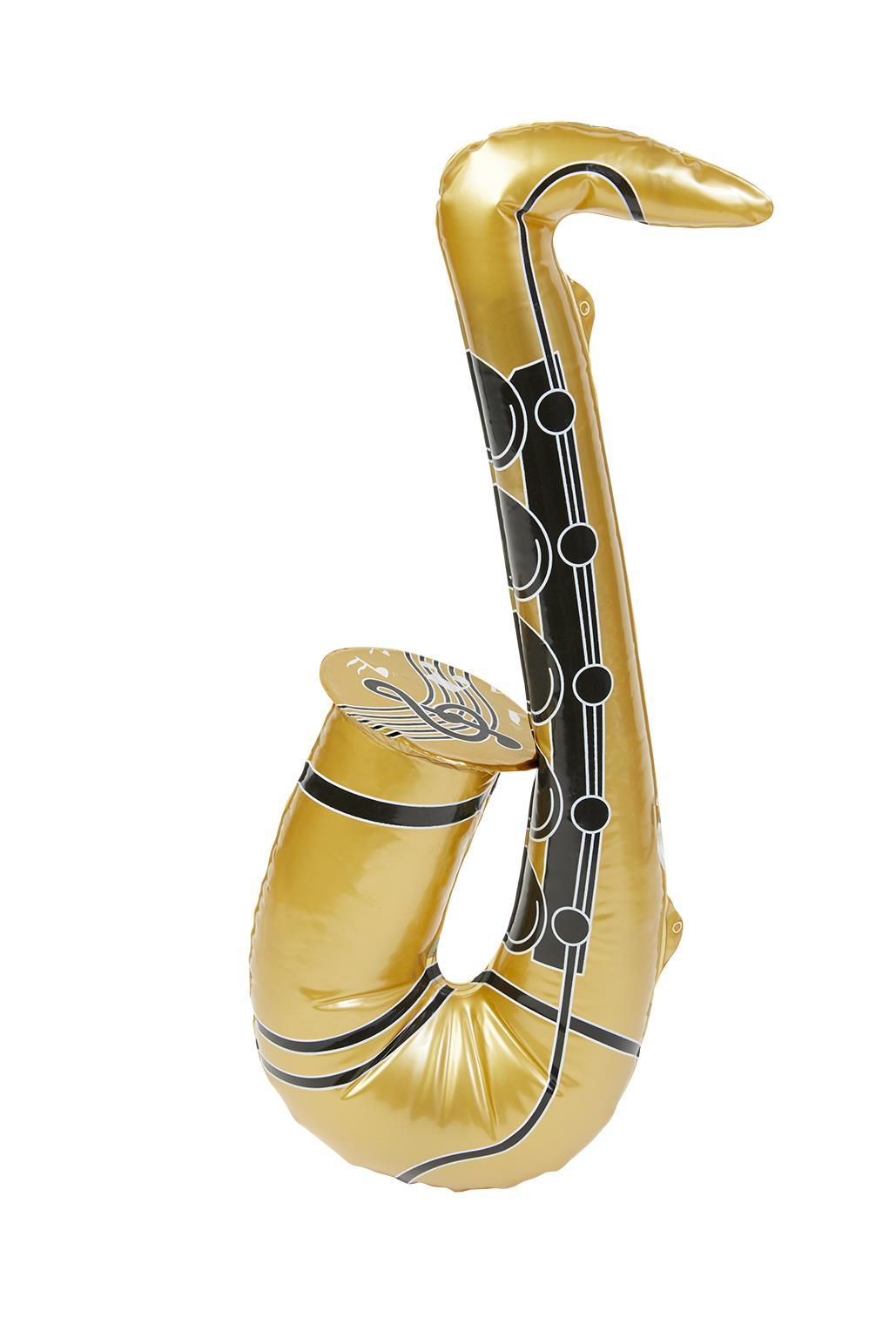 Inflatable Saxophone, Gold