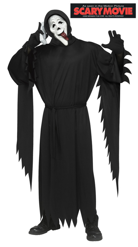 Ghost Face® Wassup Scary Movie Adult Costume Scream Official Fun World Fancy Dress