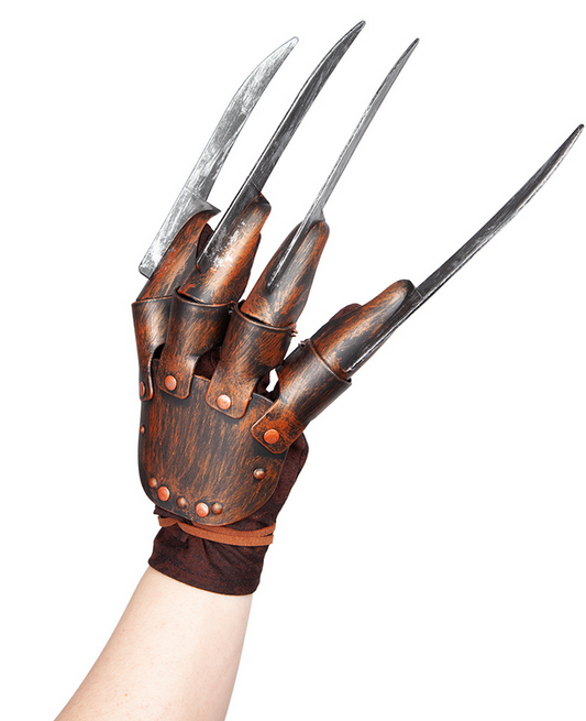 Nightmare Gloves Freddy Scissor Hand Glove Adults Fancy Dress Prop