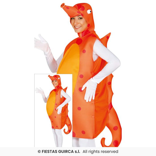 Seahorse Costume Mens Adults Fancy Dress Outfit Deluxe Mascot M-L