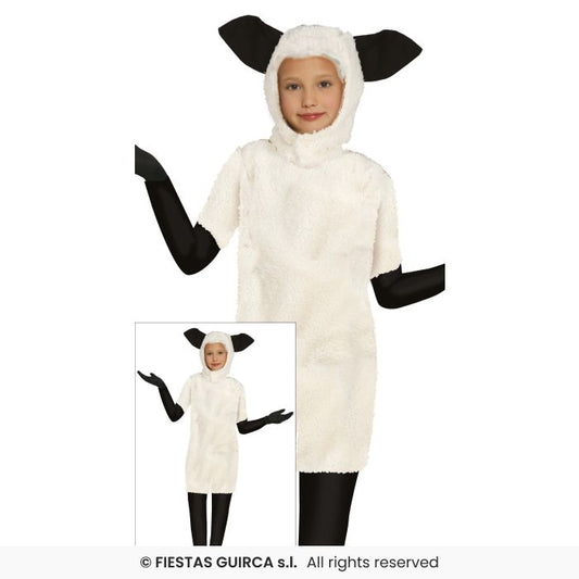 Little Sheep Costume Kids Nativity Play Fancy Dress Outfit Boys Girls Age 3-12