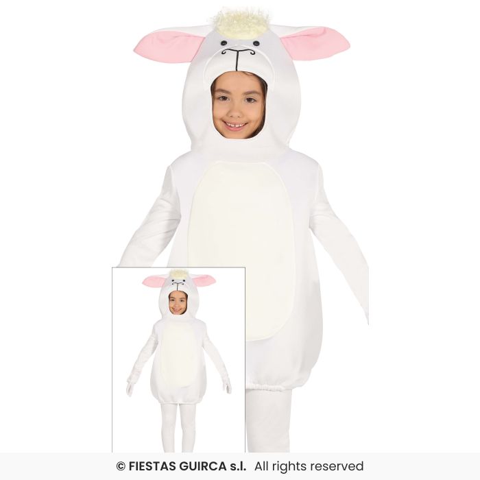 Little Lamb Costume Kids Nativity Play Sheep Fancy Dress Outfit Boys Girls Age 3-12