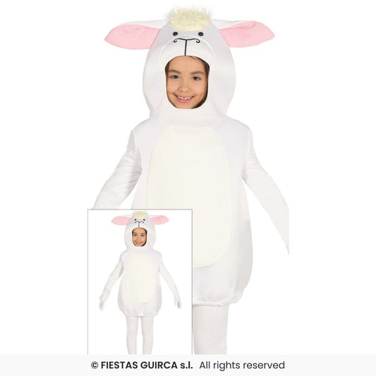 Little Lamb Costume Kids Nativity Play Sheep Fancy Dress Outfit Boys Girls Age 3-12